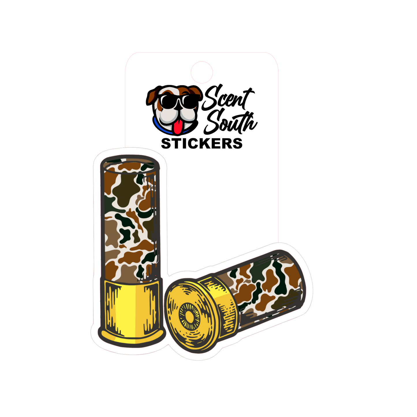 Camo Shells Sticker