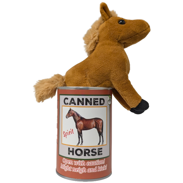 Spirit the Canned Horse: Foil Lid
