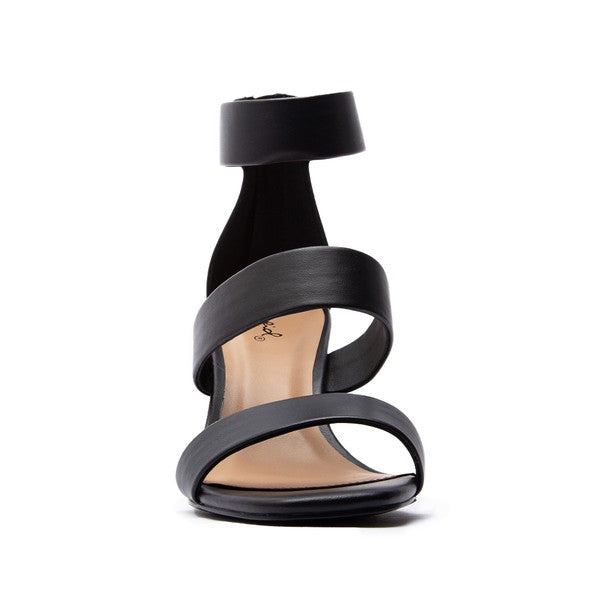 Qupid Three Strap Heel