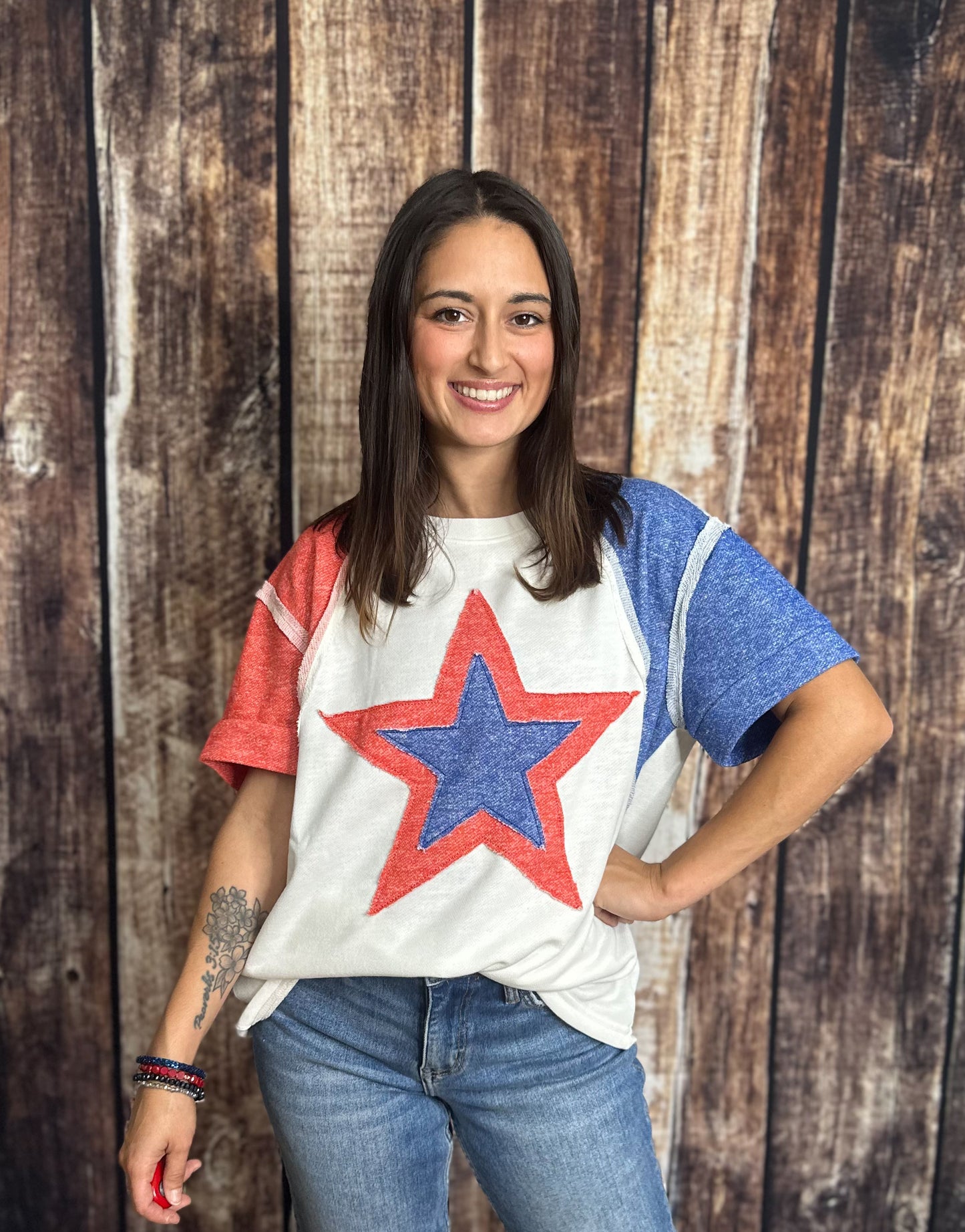 Terry Knit Star Top