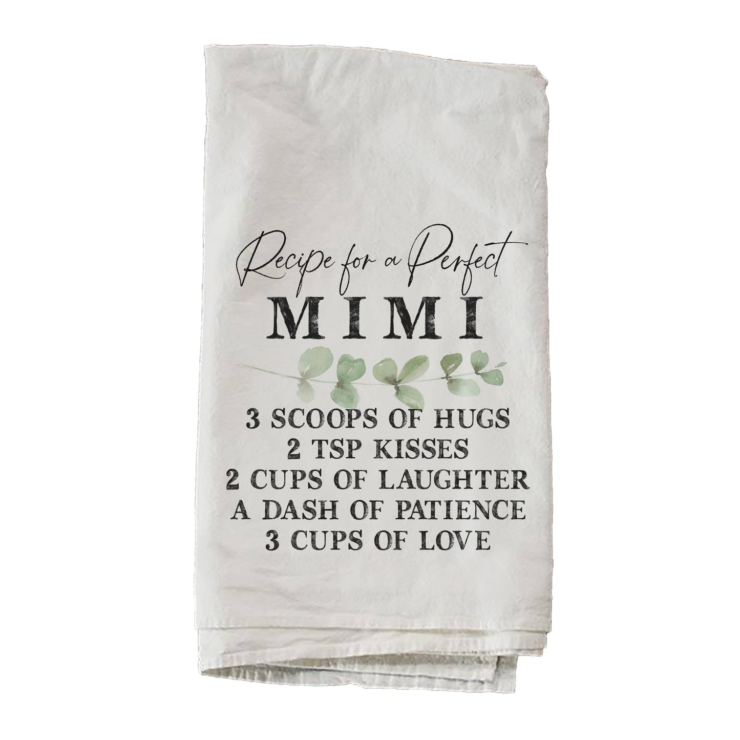Perfect Mimi Recipe Towel: 27 x 27