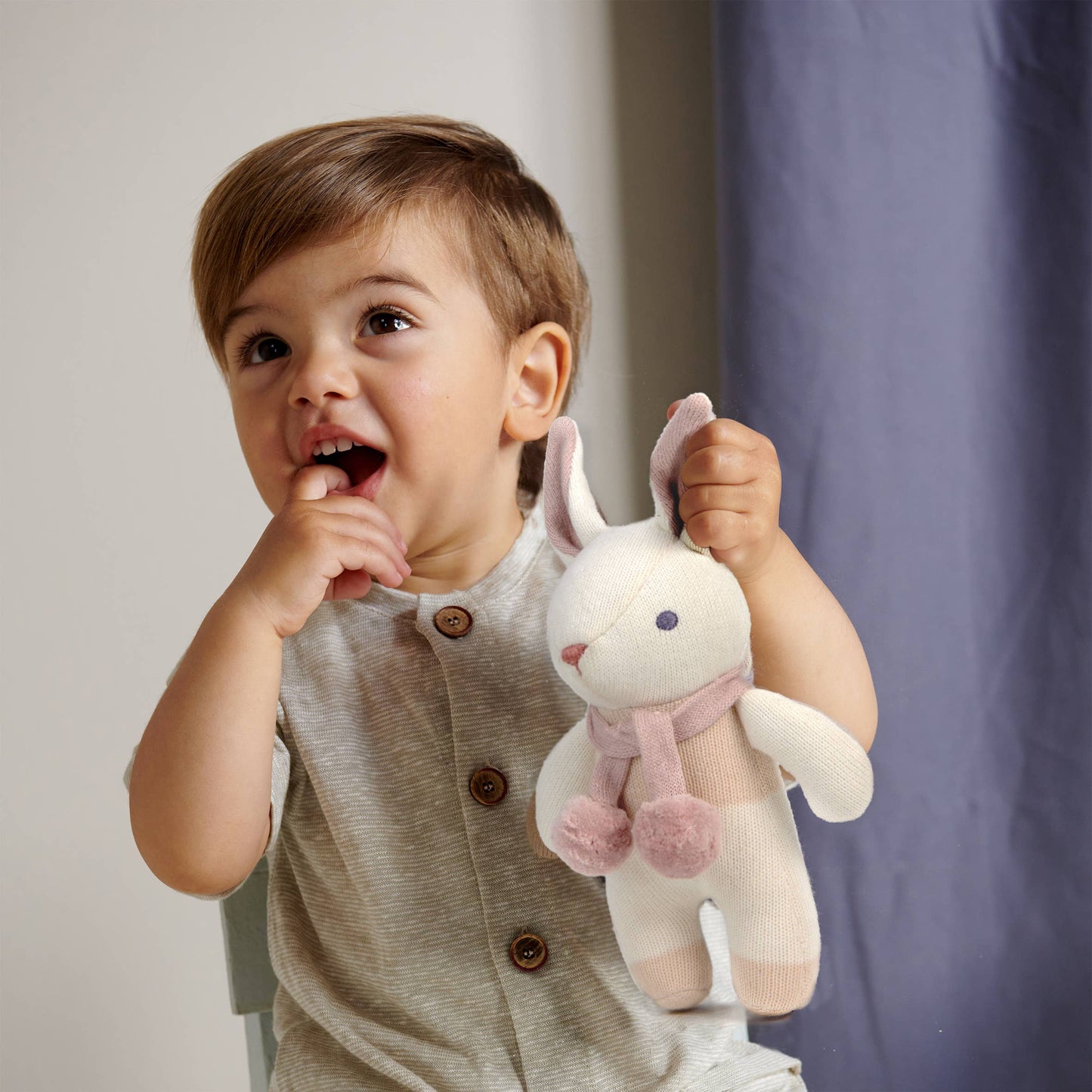 Baby Threads cream bunny gift set