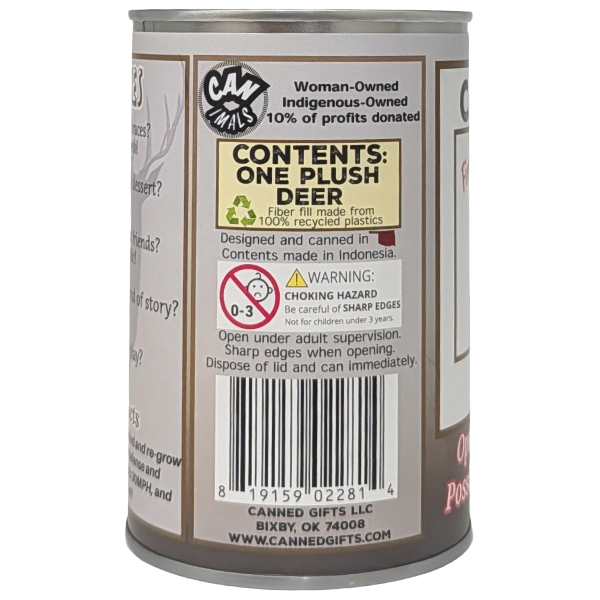 Canned Deer: Foil Lid