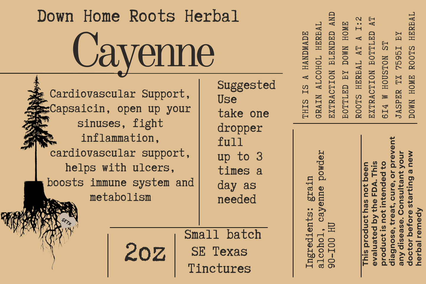 Cayenne Tincture 90HU