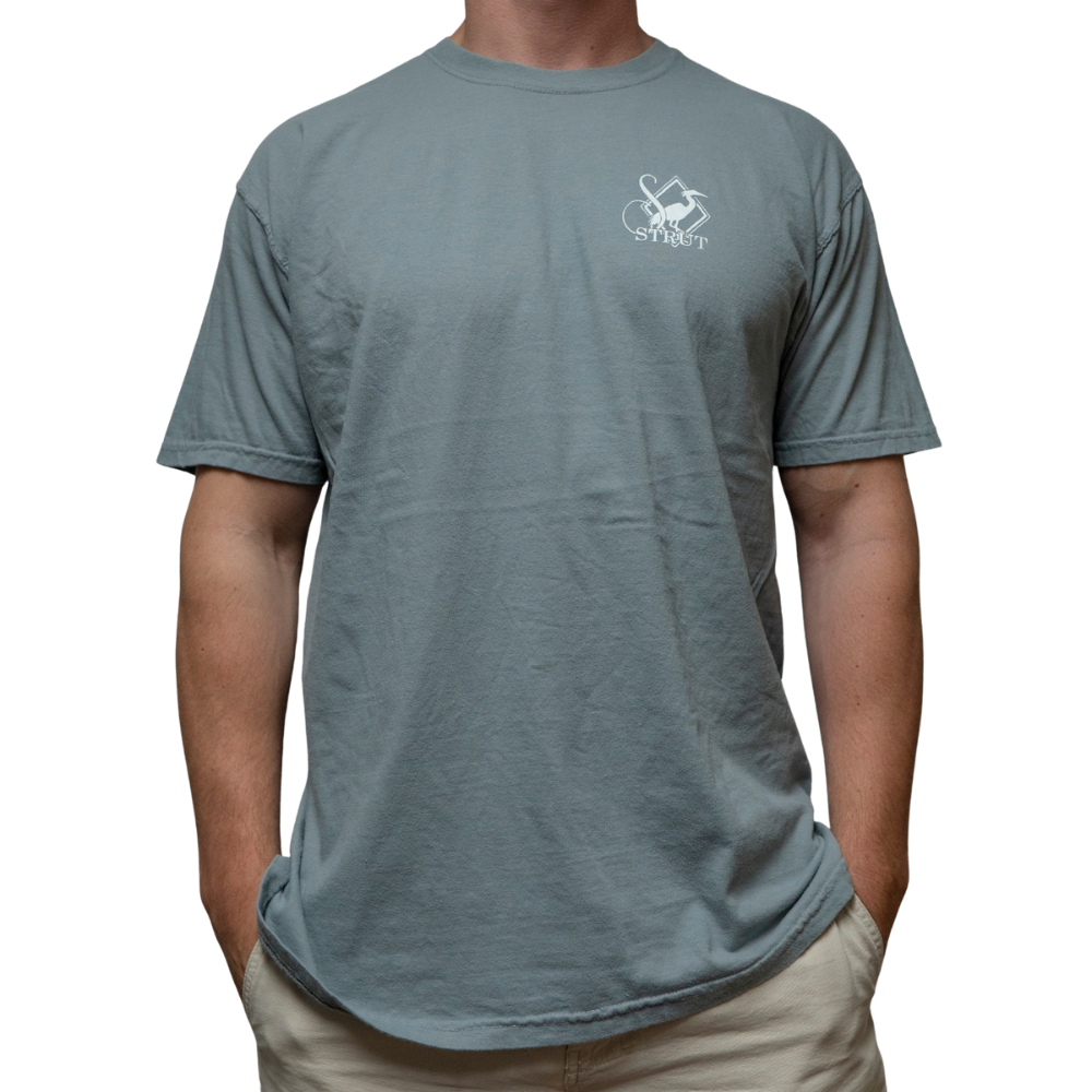 The Crew T-Shirt: Granite / L
