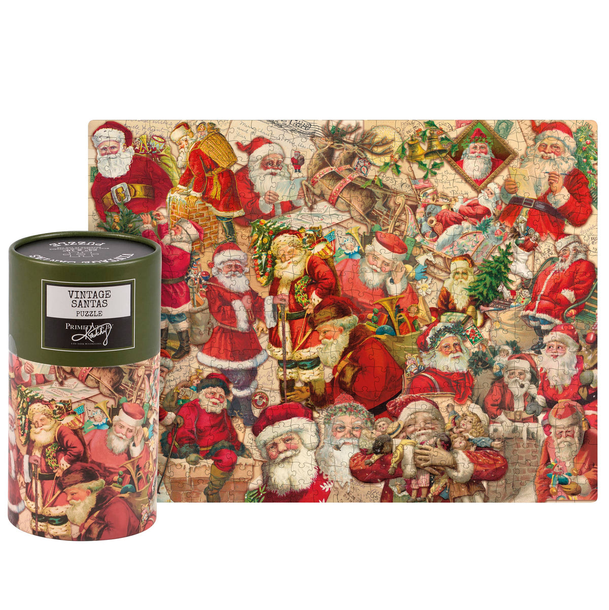 Vintage Santas Puzzle