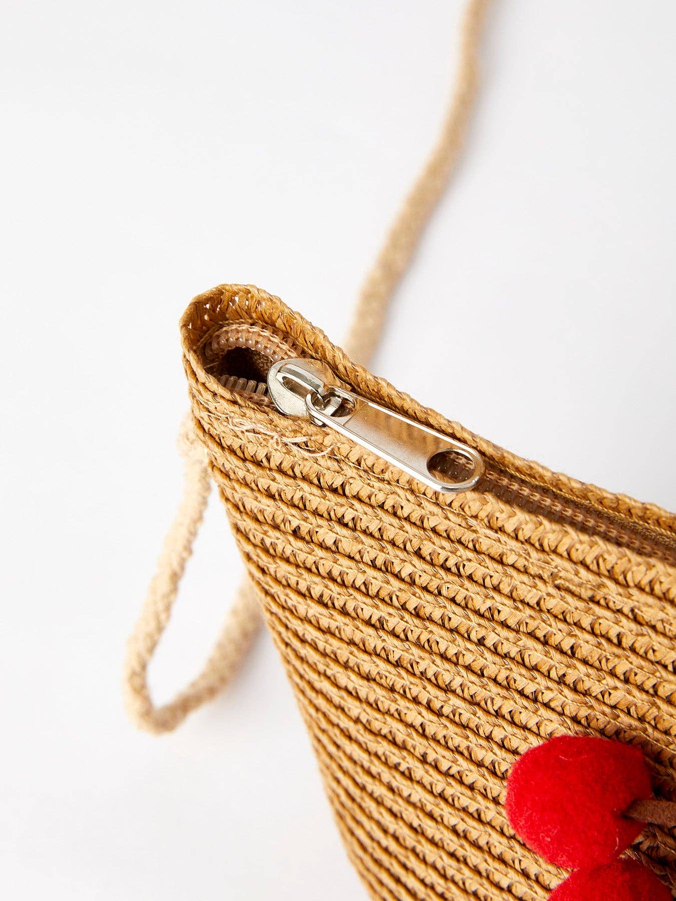 Girls Charming Cherry Accent Crossbody Bag