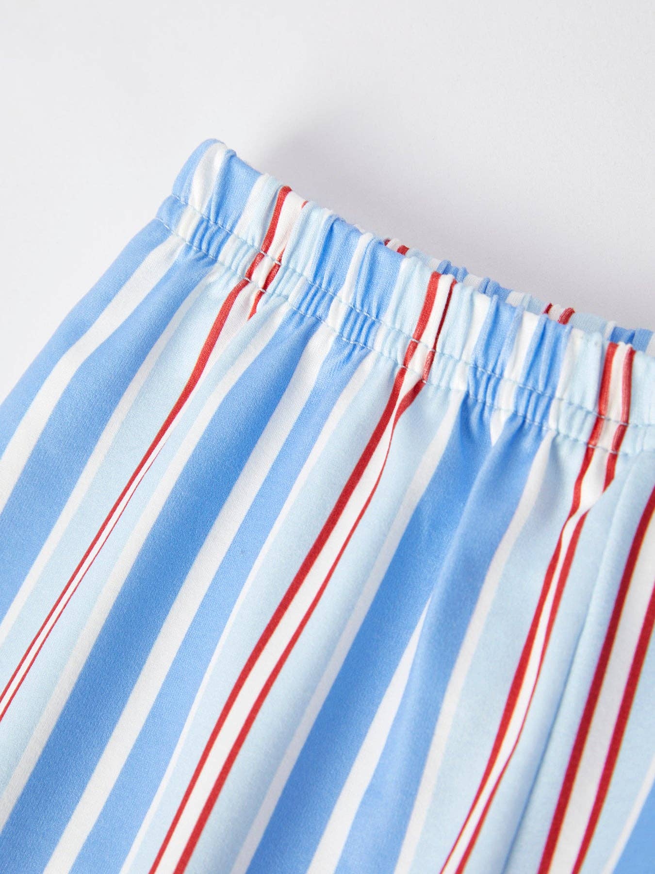 American Ice Cream Smock Embroidery Shorts Set