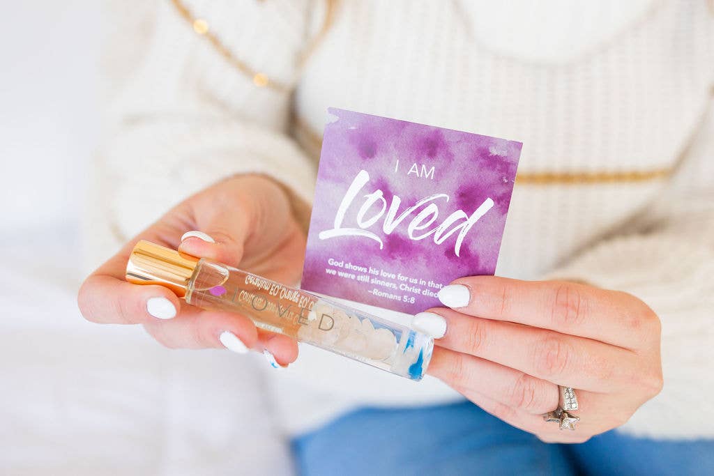 Crystal Roller Bottles, LOVED blend, natural perfume