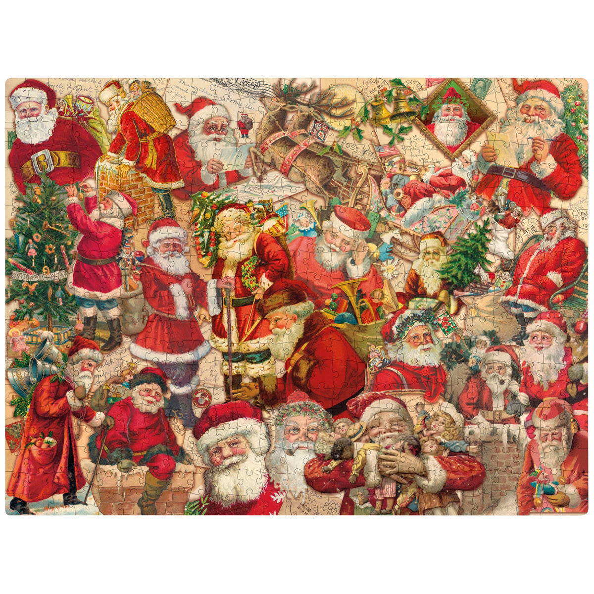 Vintage Santas Puzzle