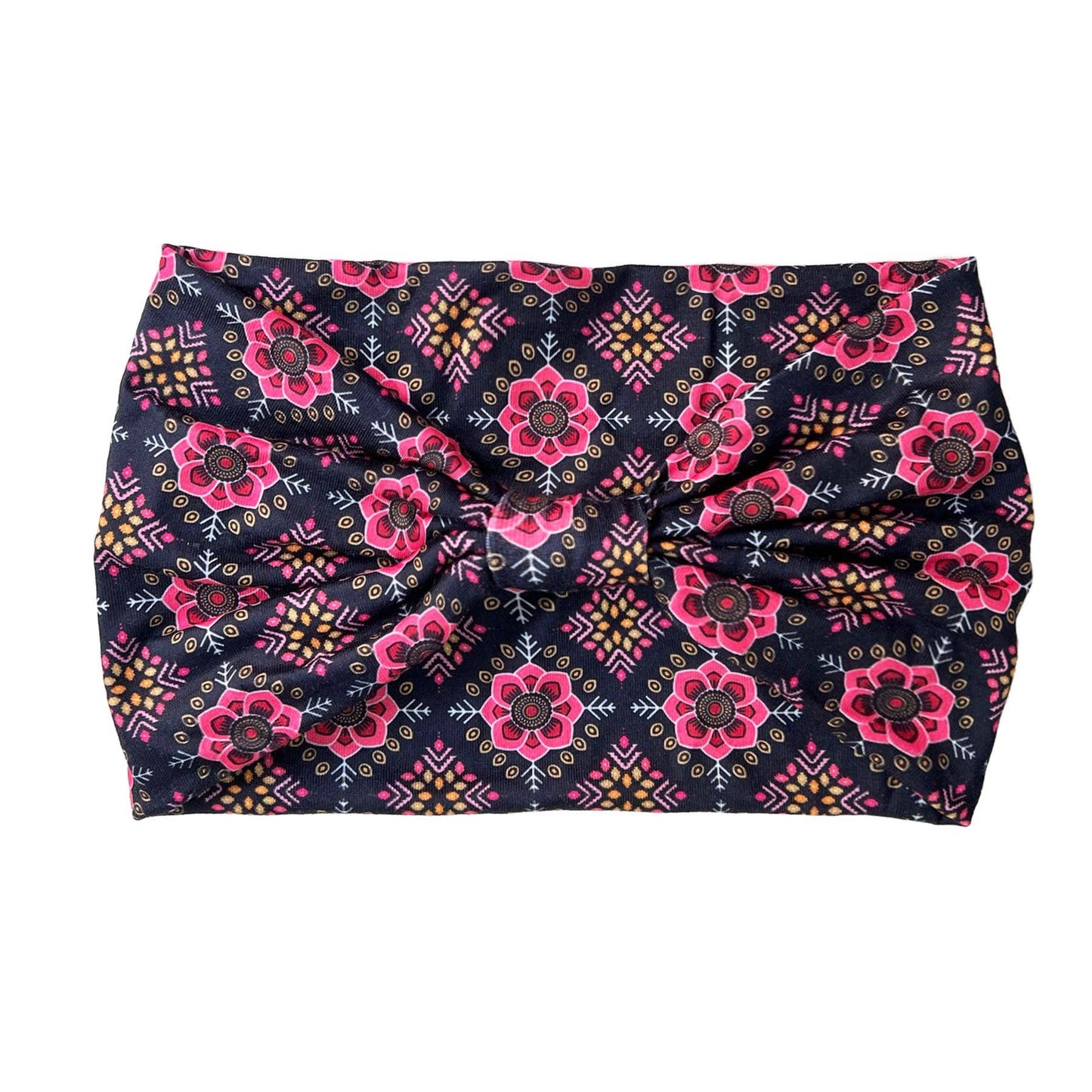 Midnight Pink Bohemian Headband