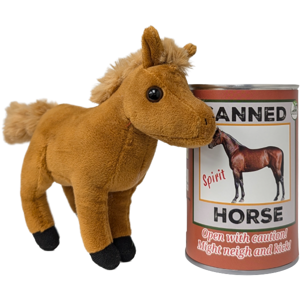 Spirit the Canned Horse | Foil Lid