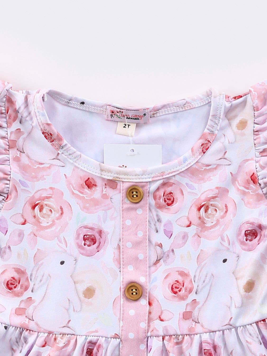 Bunny Blooms Girls Dress Easter