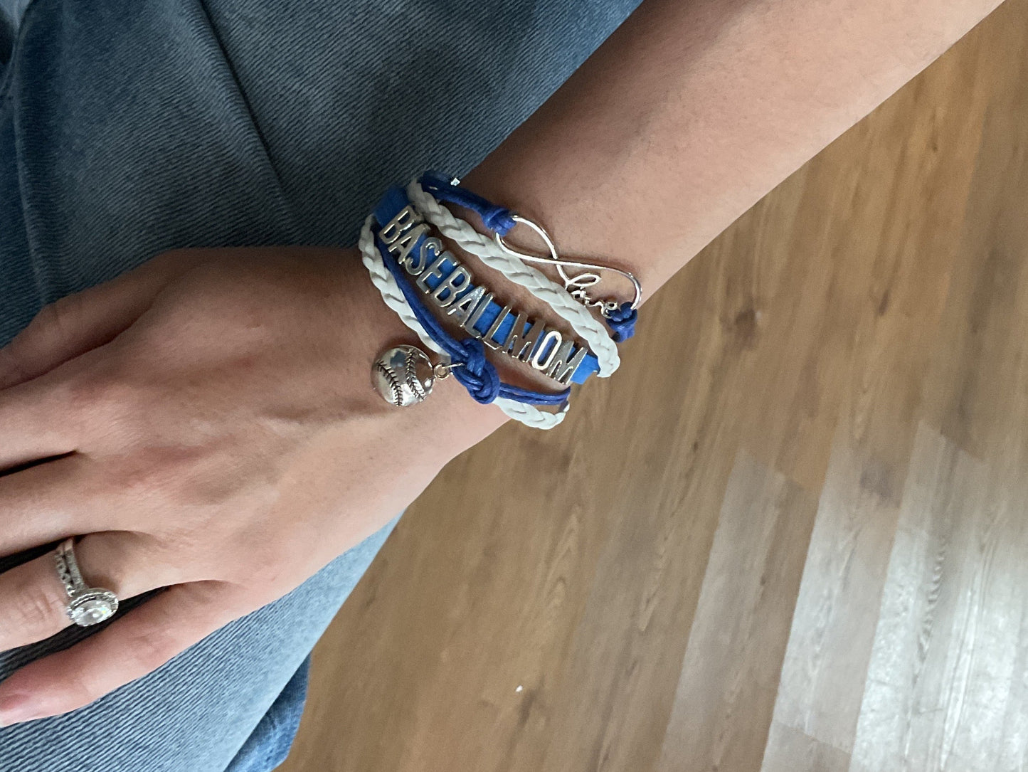 Baseball Mom Wrap Bracelet