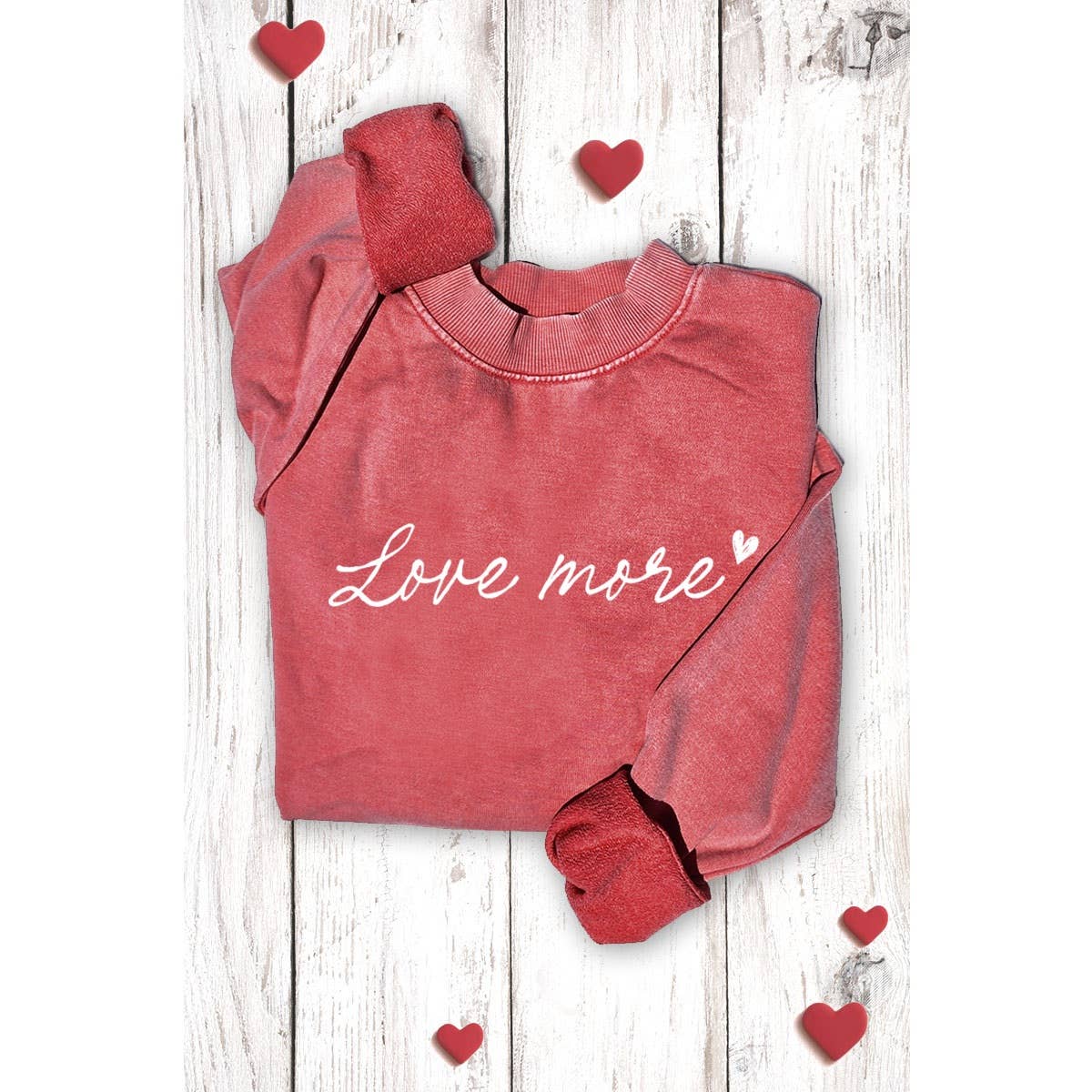 Love More Mineral Washed Sweatshirt