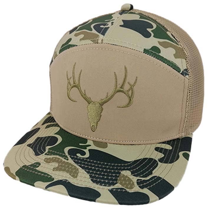 Deer Skull Snap Back Hat - Adult