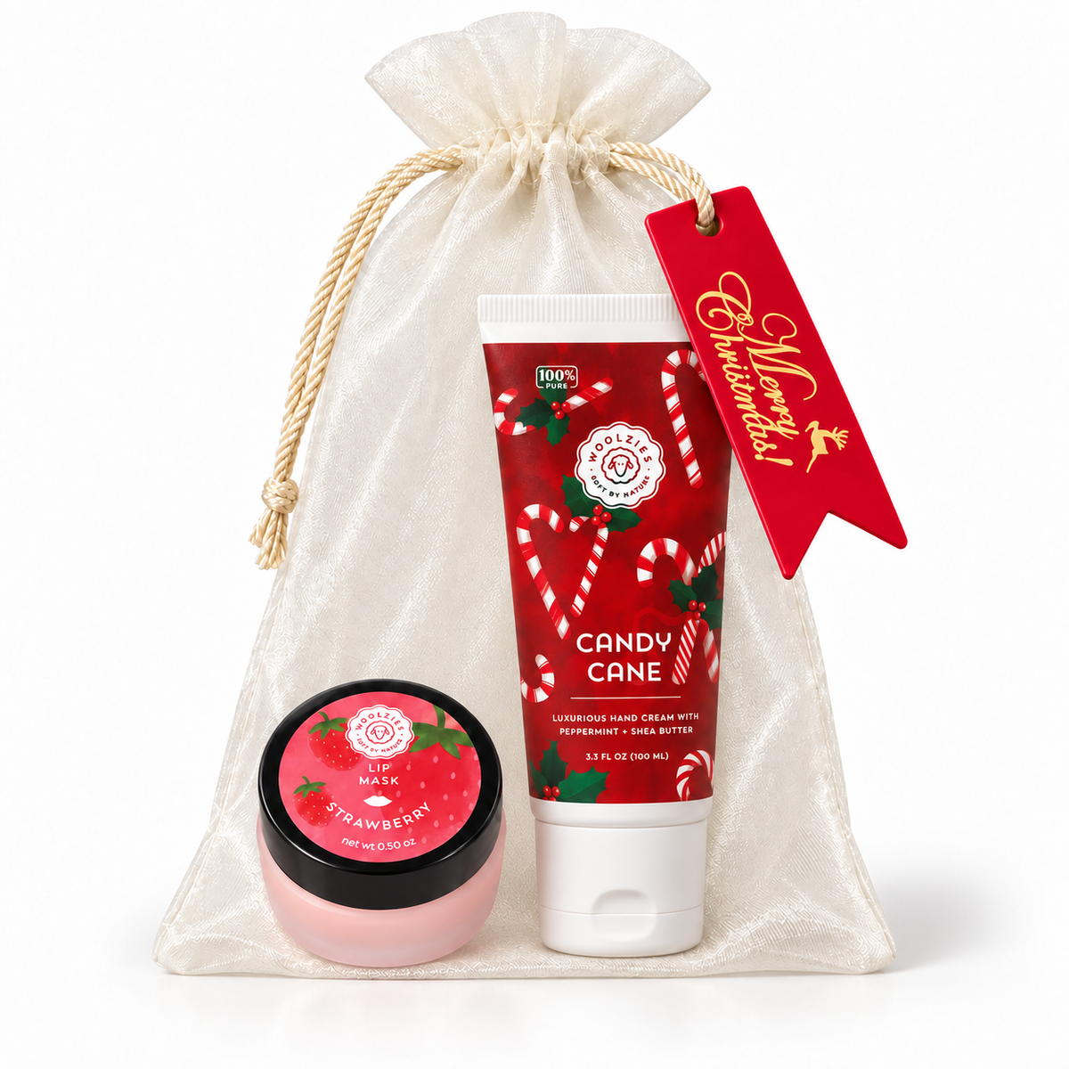 Christmas Stocking Stuffer – Hand Cream + Lip Mask, Assorted