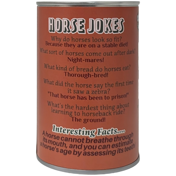 Spirit the Canned Horse | Foil Lid