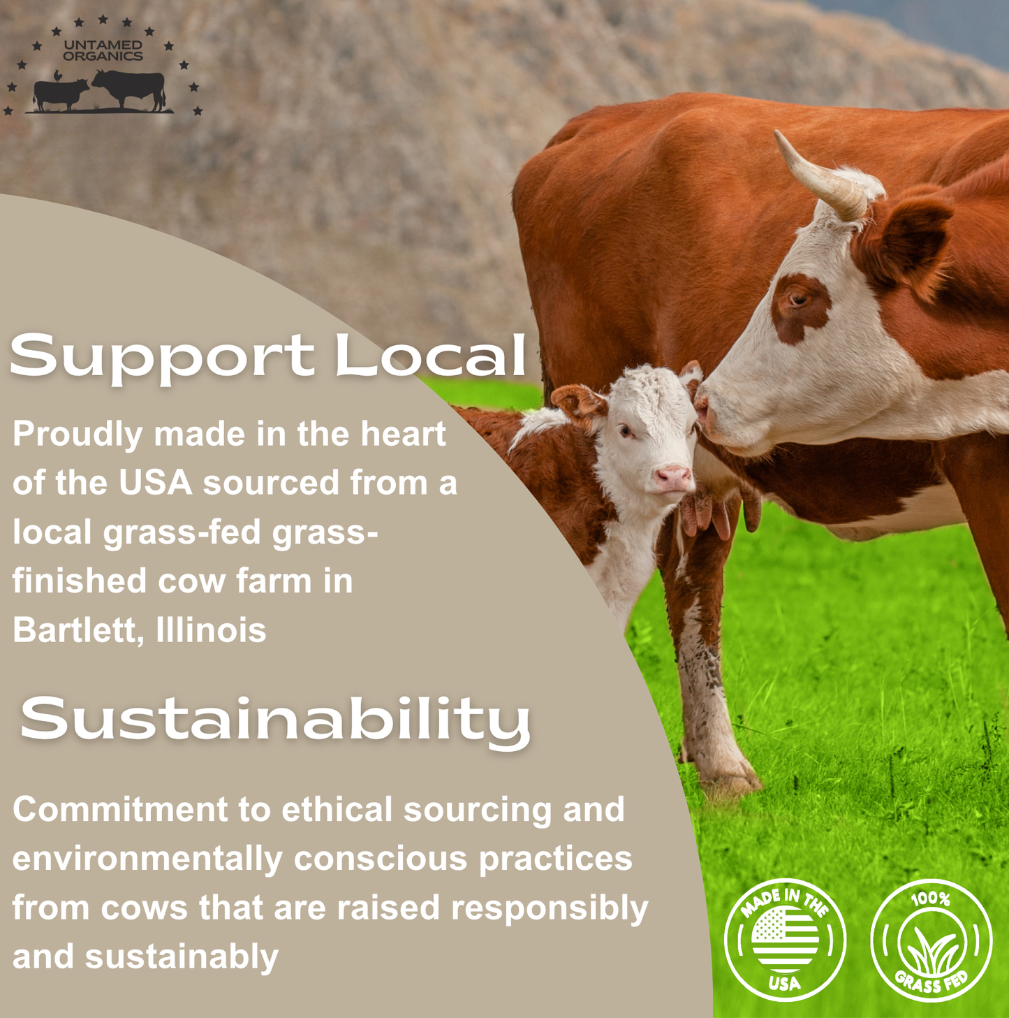 Gras-Fed Tallow Hair Clay Pomade | 2 oz Metal Can