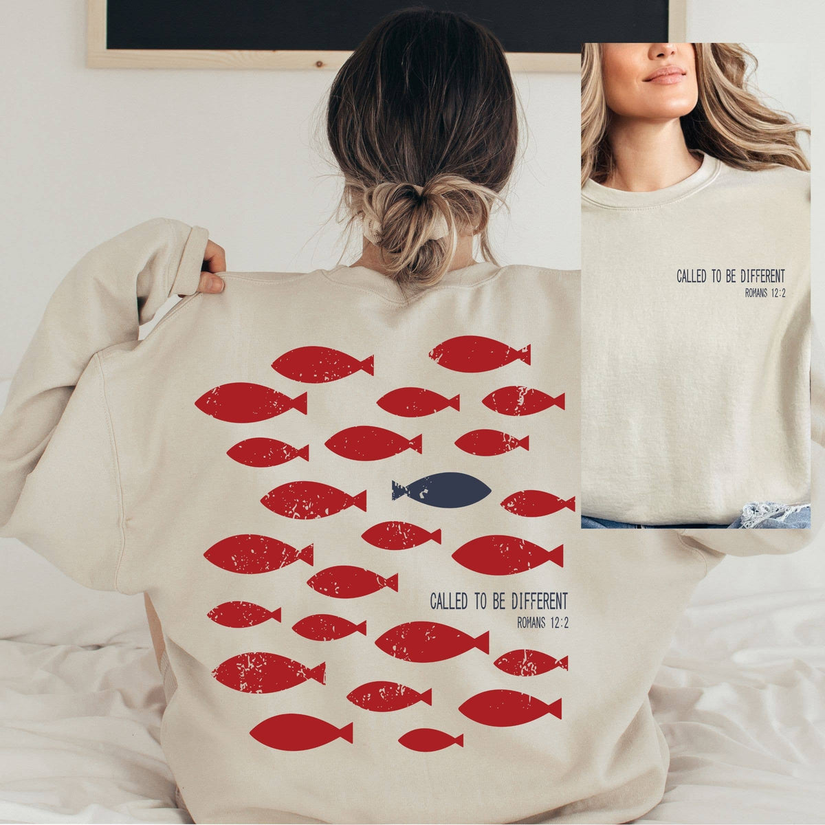 Called To Be Different Crewneck - Ash Grey