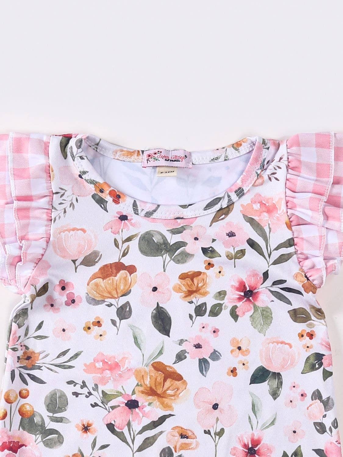 Wispy Blooms Baby Romper