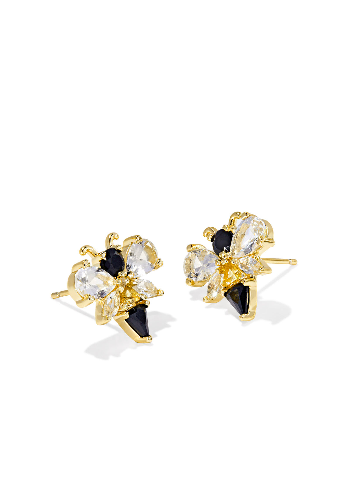 Bee Stud Earrings Gold