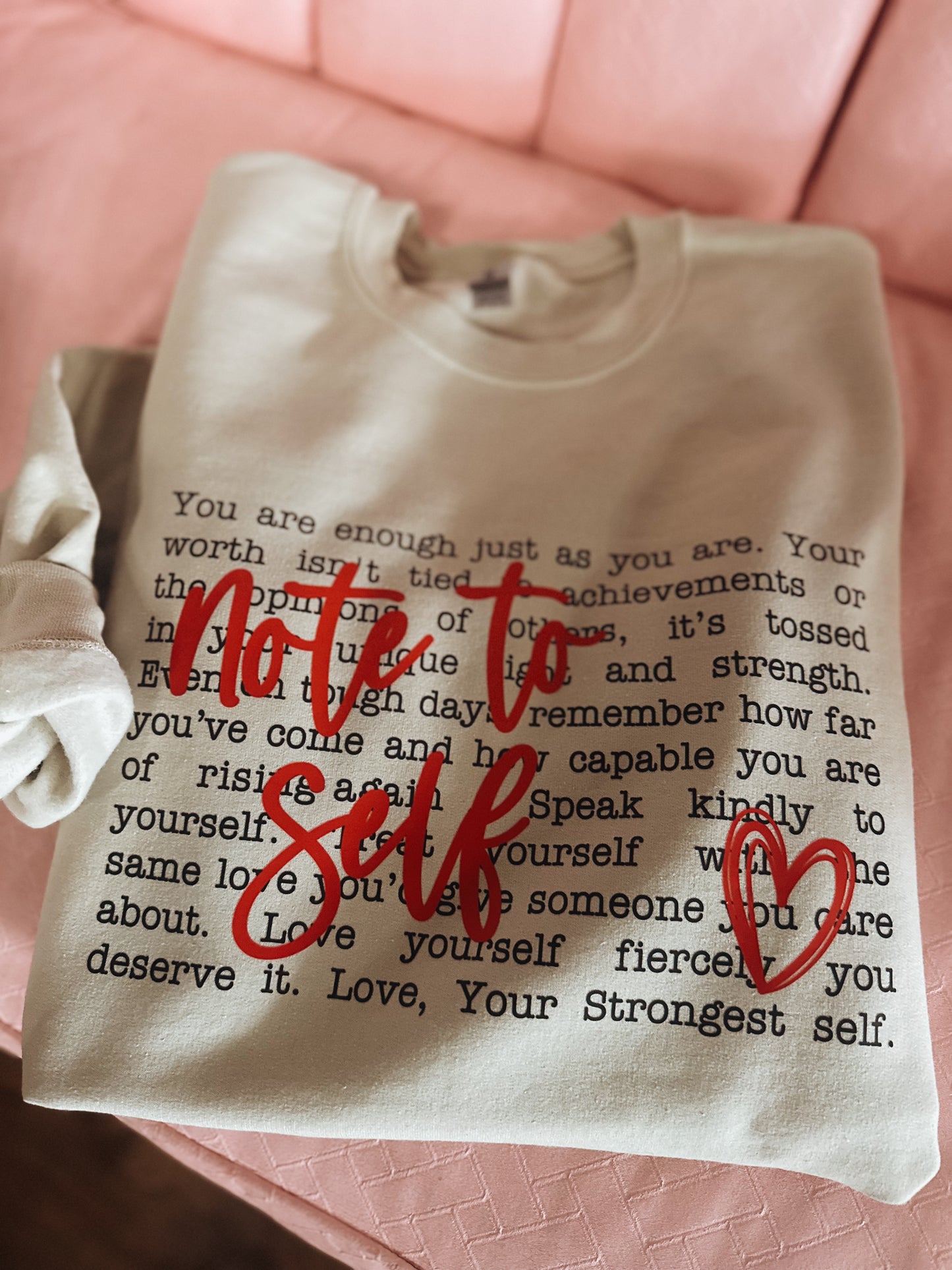 Note to Self Crewneck