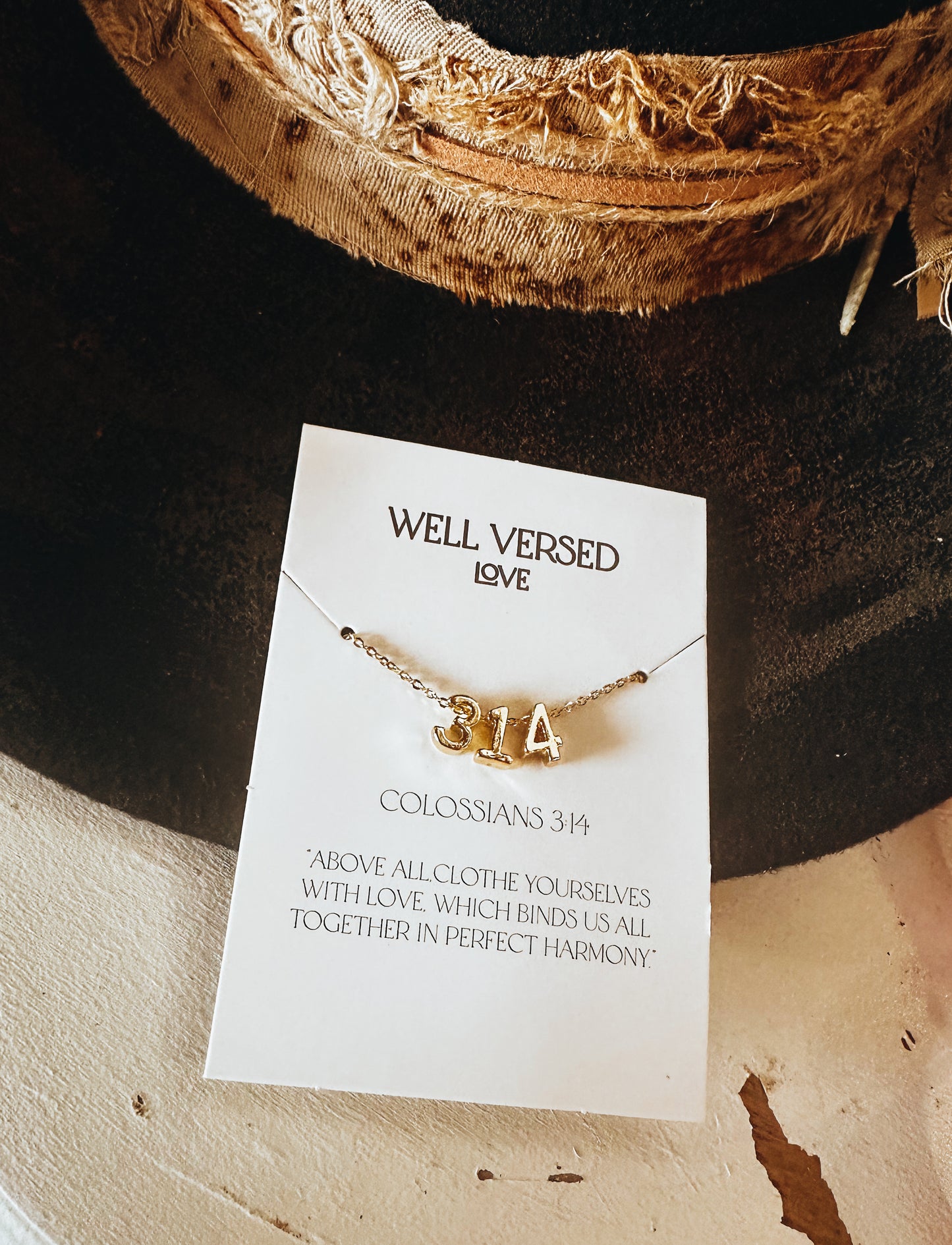 Colossians 3:14 Necklace