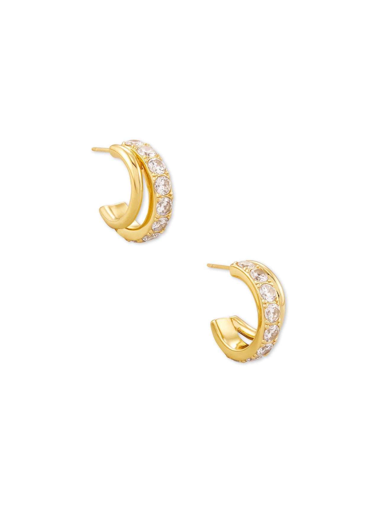 Livy Huggie Earrings Gold