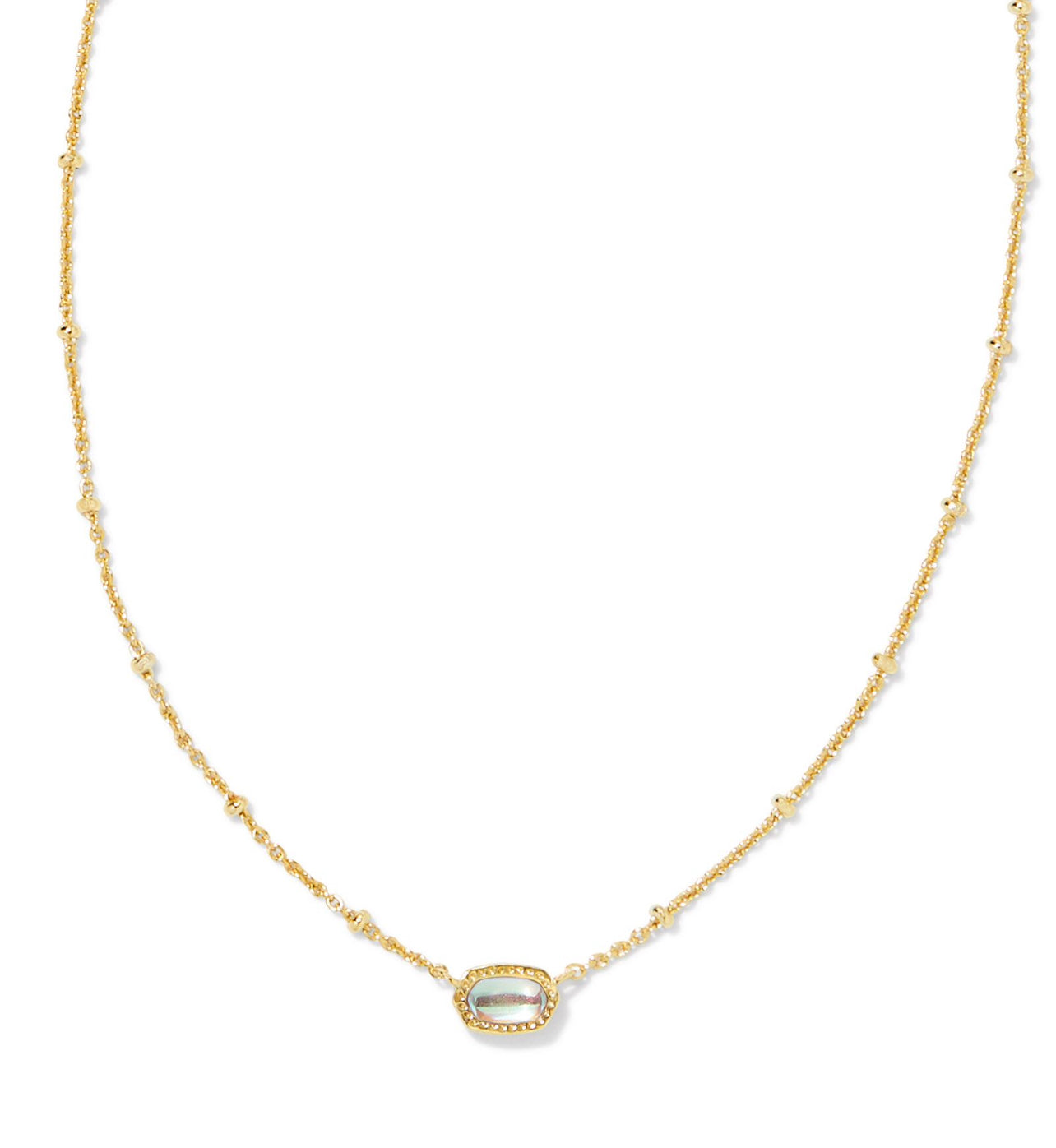 Gold Dichroic Mini Elisa Necklace