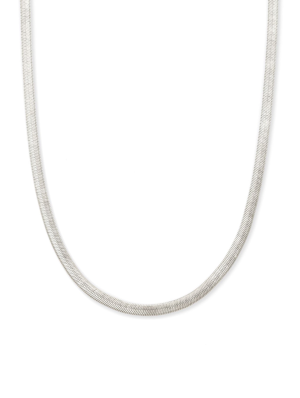 Kassie Chain Necklace Silver