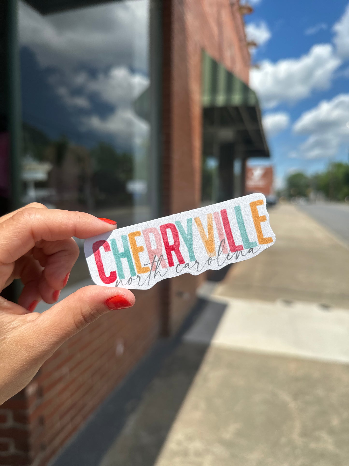 Cherryville, NC Vinyl Sticker