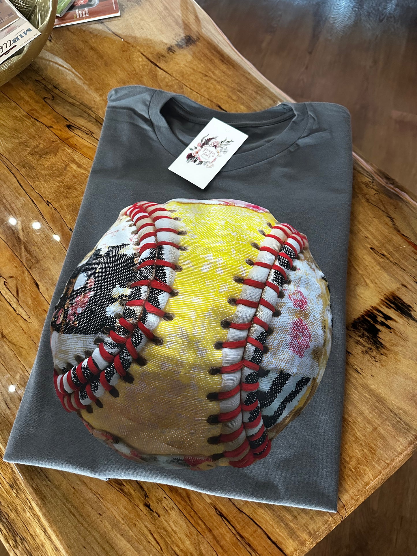 Patchwork Softball Tee
