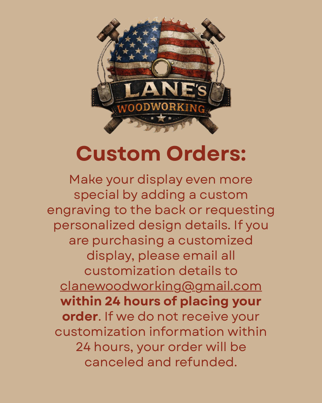American Flag Floating Display