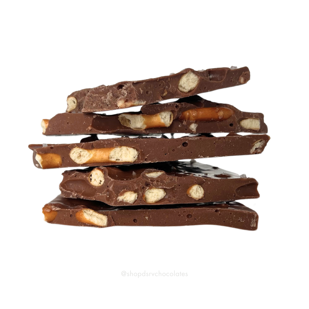 Salted Caramel Pretzel Chocolate Bark - 4.2oz Bag