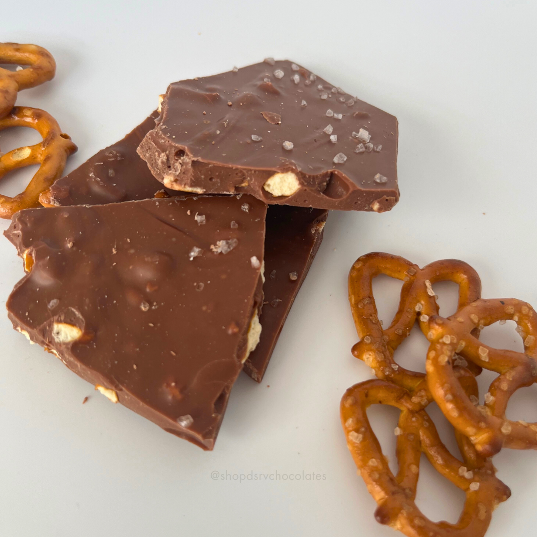 Salted Caramel Pretzel Chocolate Bark - 4.2oz Bag