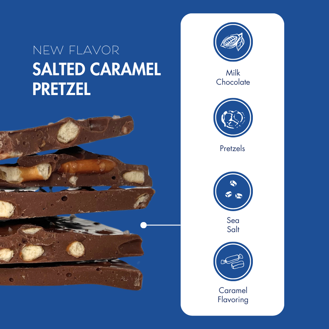 Salted Caramel Pretzel Chocolate Bark - 4.2oz Bag