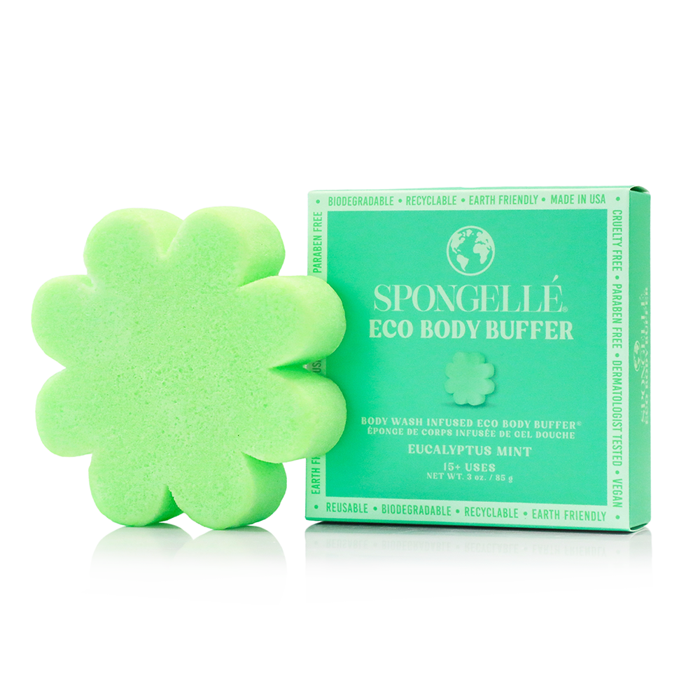 Eucalyptus Mint Eco Body Buffer | Soap Infused | Made in USA
