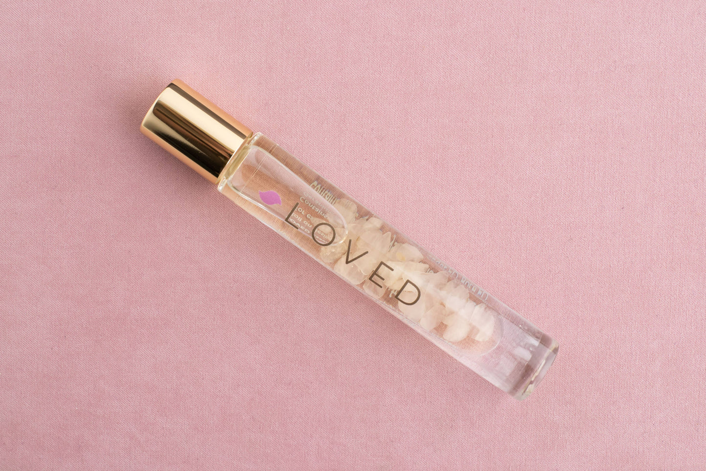 Crystal Roller Bottles, LOVED blend, natural perfume
