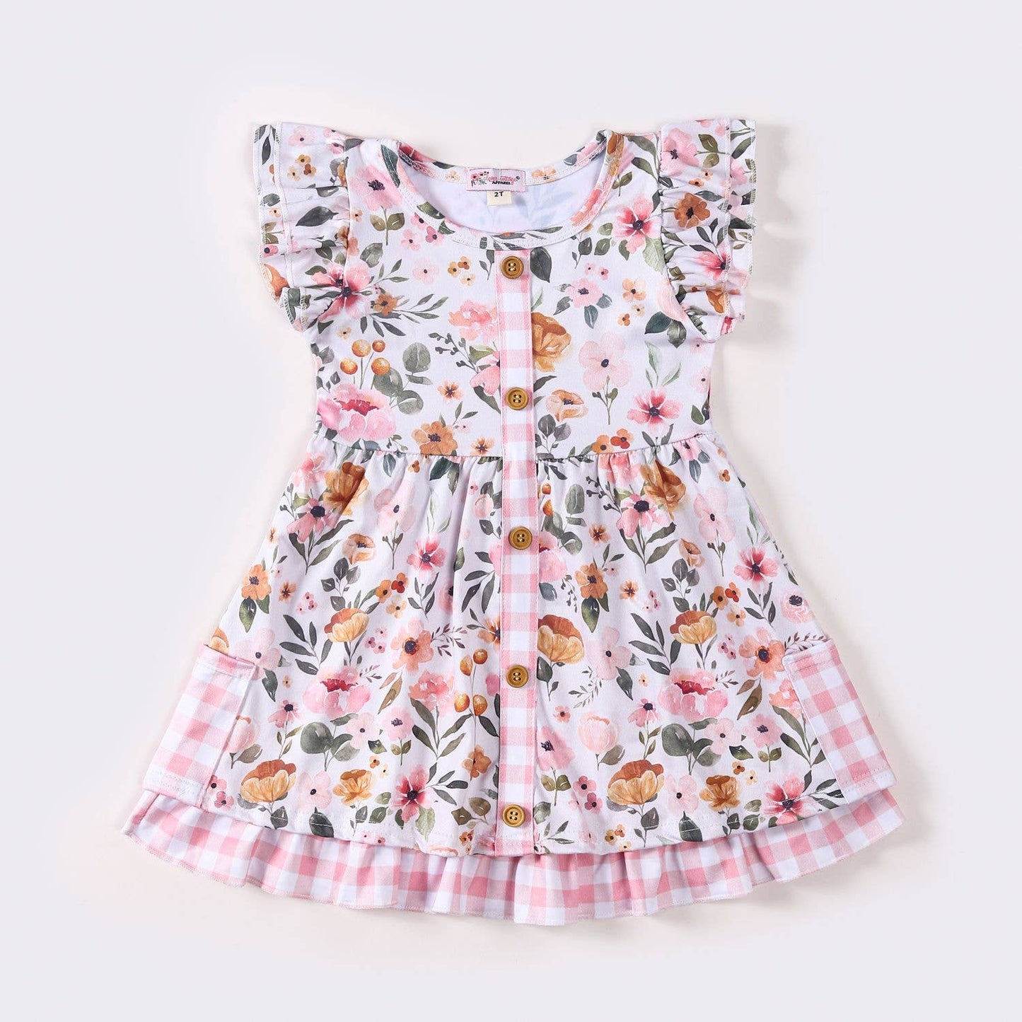 Wispy Blooms Girls Dress