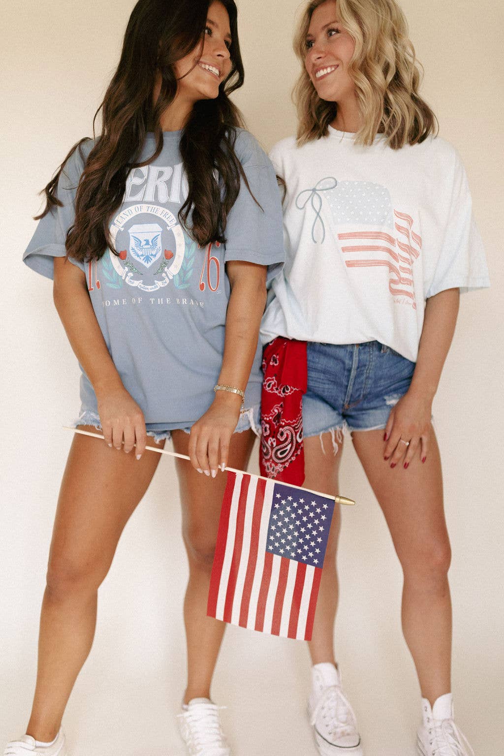Denim Blue America 1776 Tee