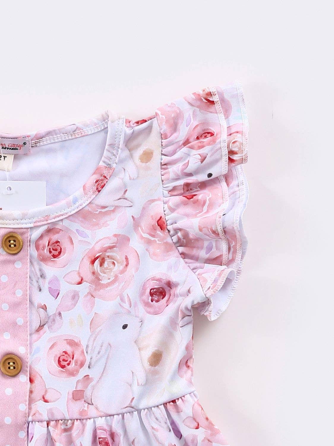 Bunny Blooms Girls Dress Easter