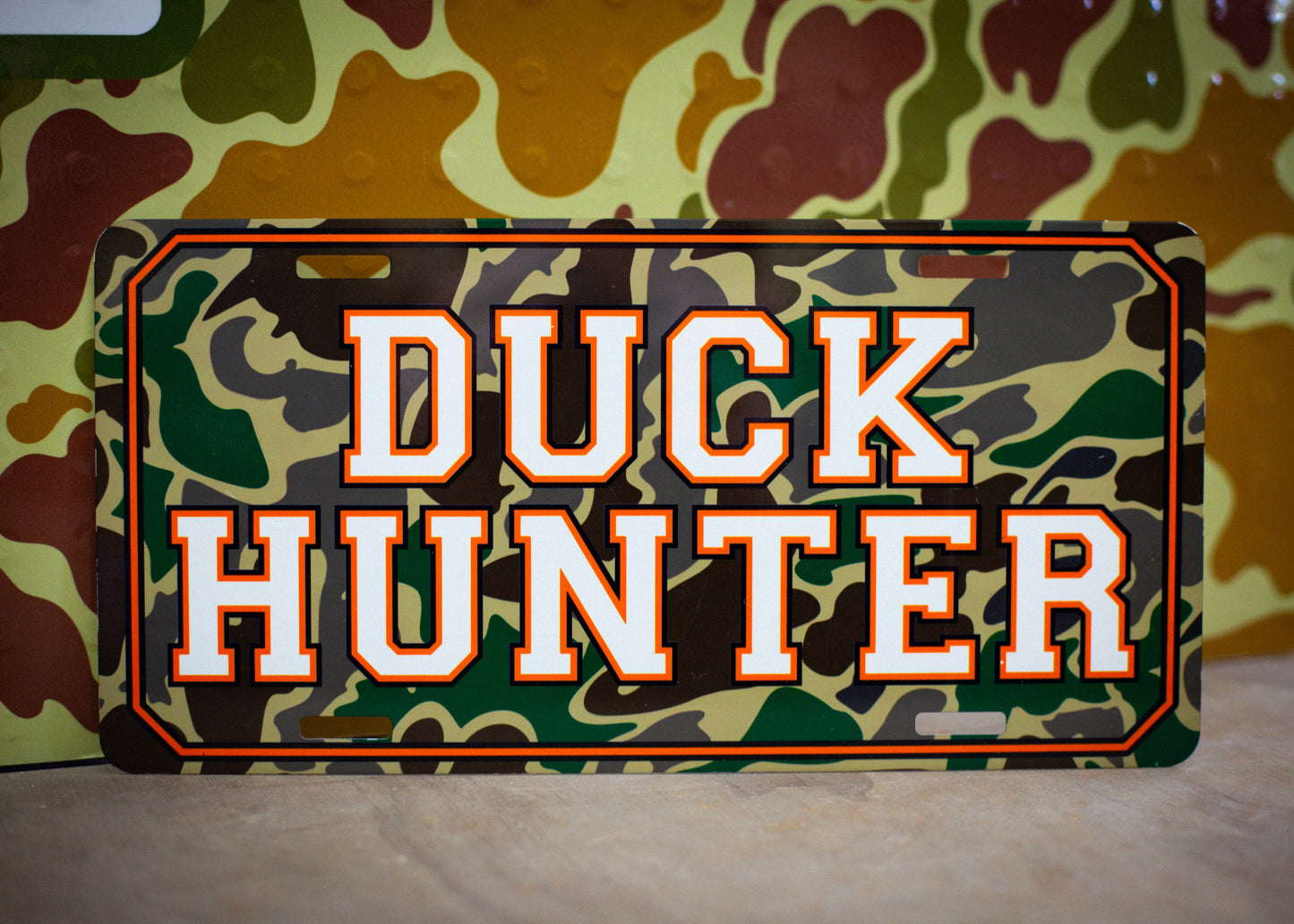 Duck Hunter Car Tag