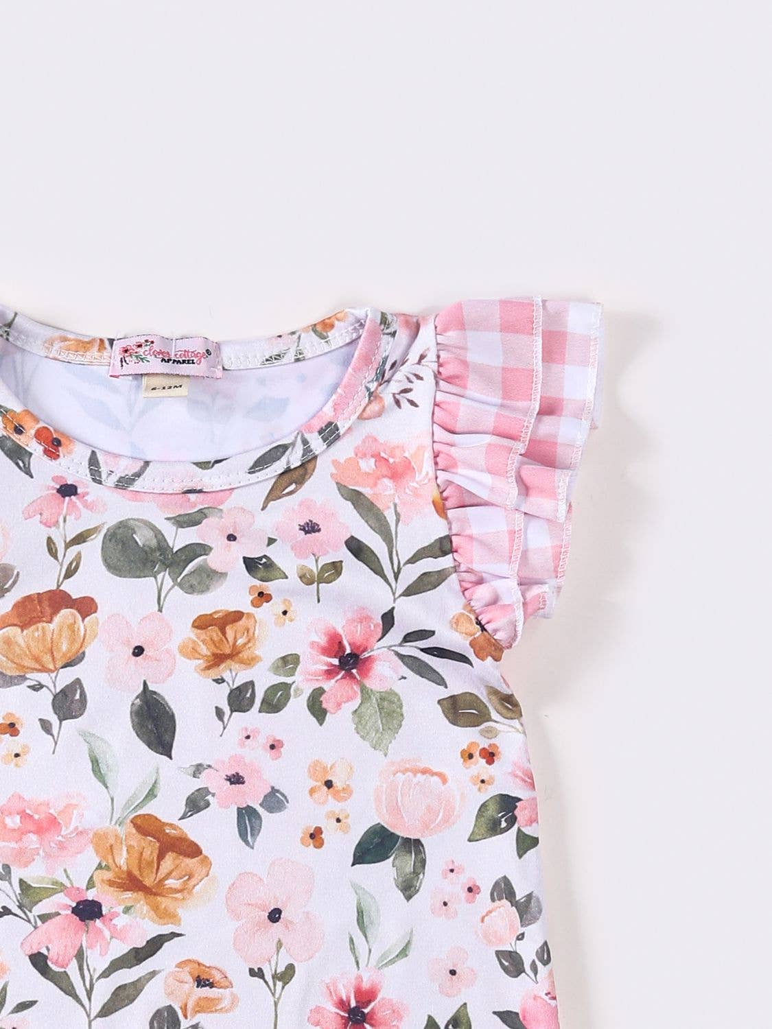 Wispy Blooms Baby Romper