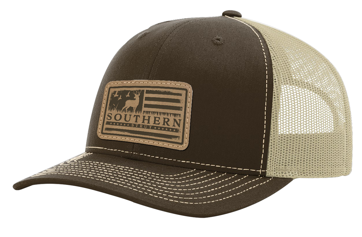 Deer Flag Patch: Navy/ Charcoal