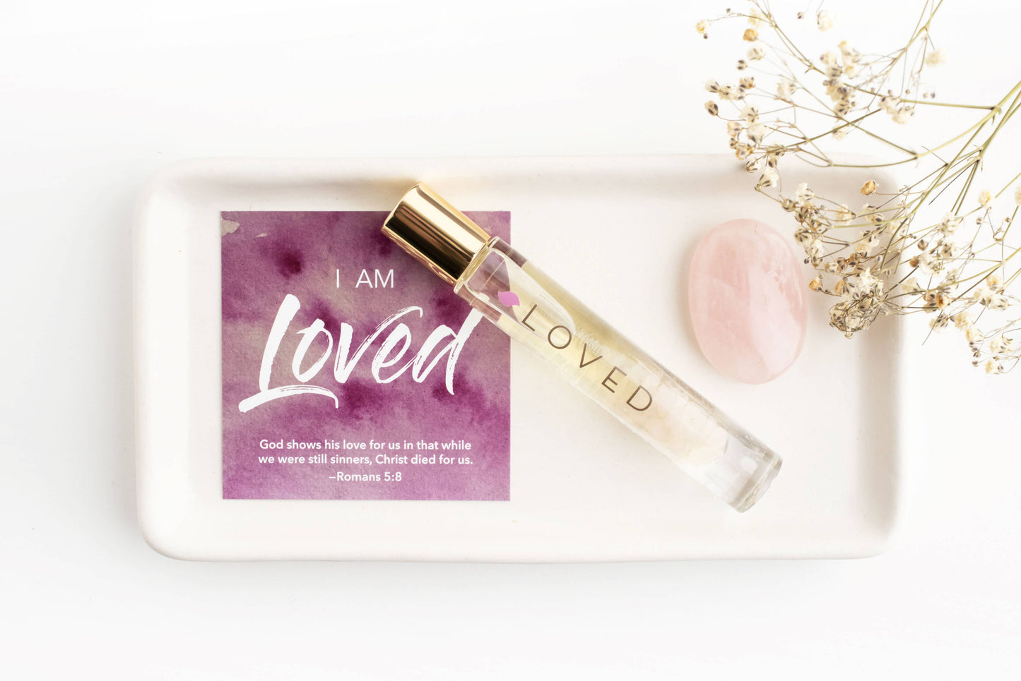 Crystal Roller Bottles, LOVED blend, natural perfume