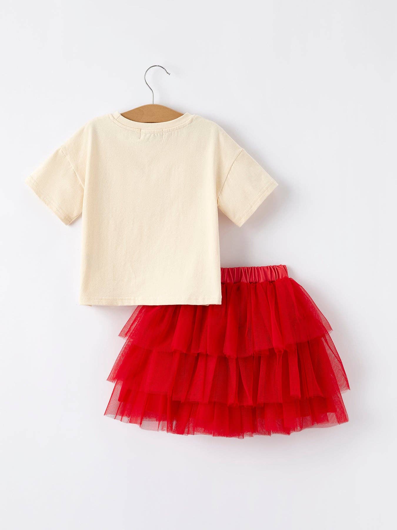 American Cherry Tulle Skirt Set