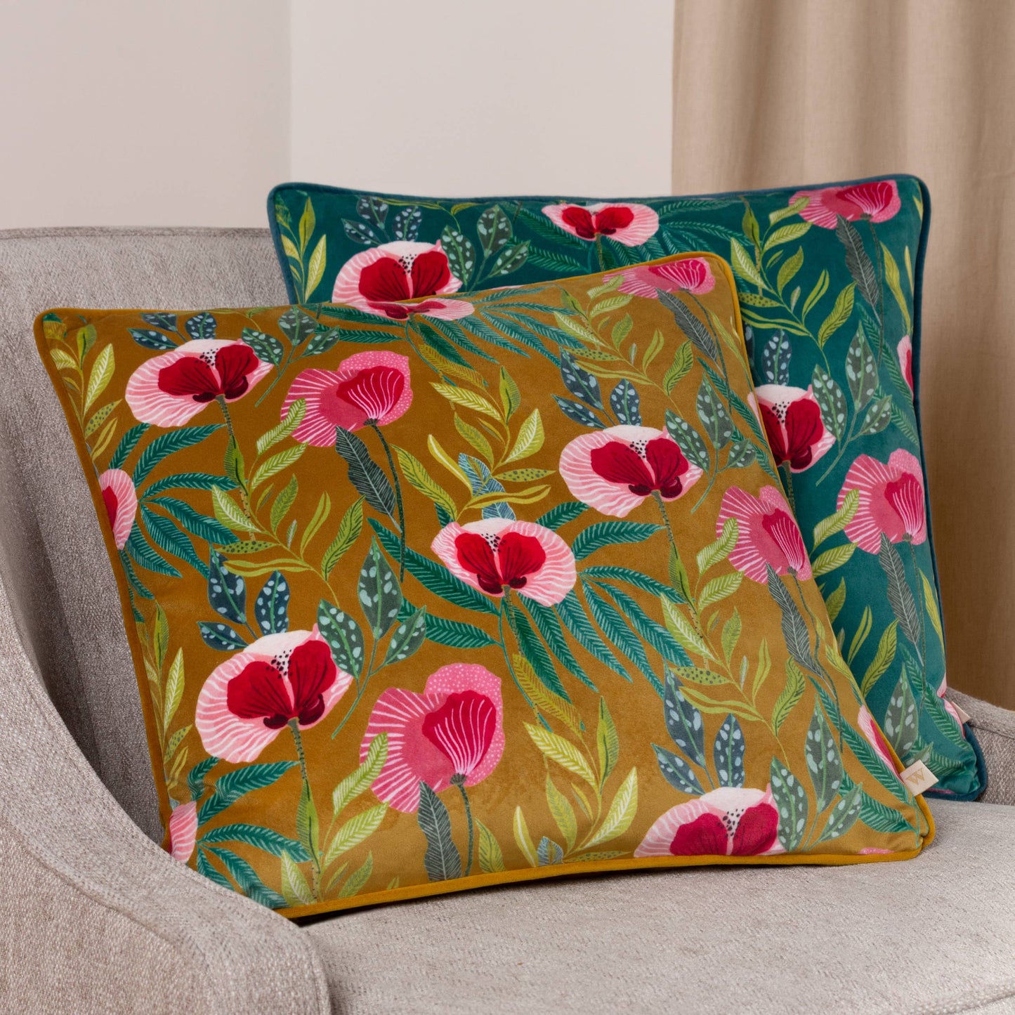 House of Bloom Poppy Pillow