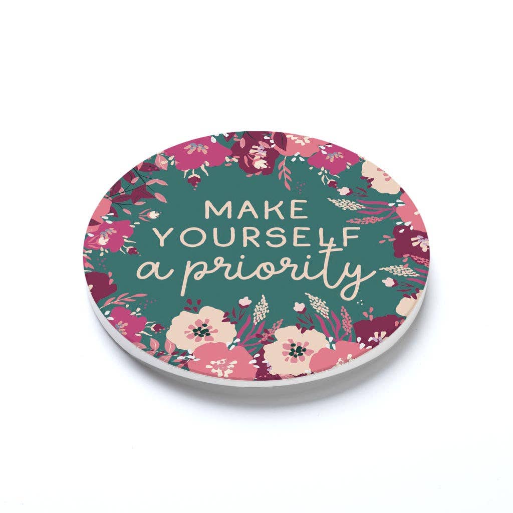 Car Coaster-Make Yourself A Priority