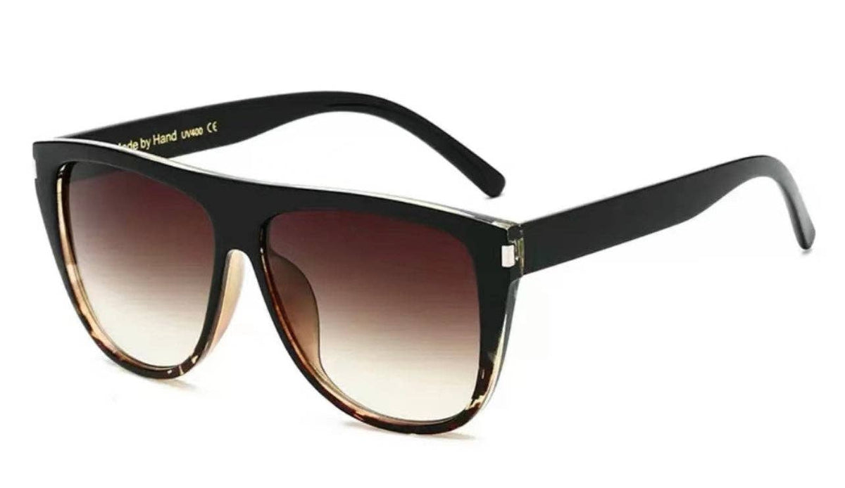 Ember Woman's Oversized Square Sunglasses in Brown